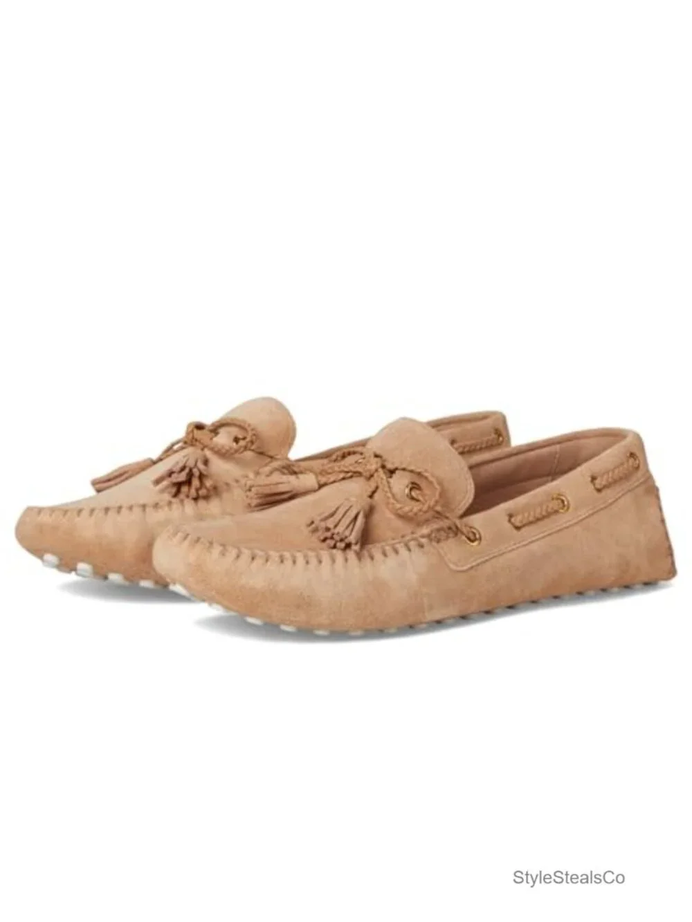 Soft Leather Driving Loafers with Multi-Directional Flex